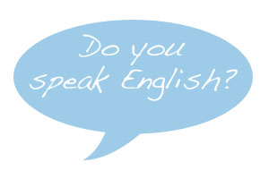 Do you speak English Grafik