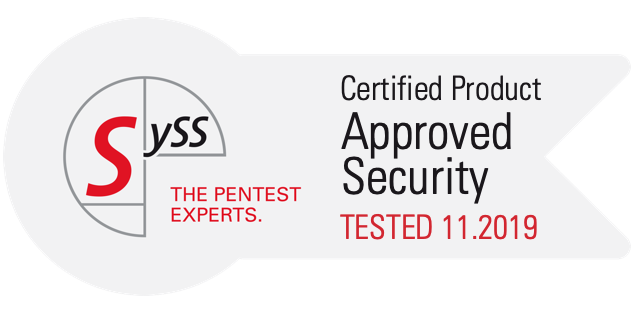 SySS Pentest Approved Security Logo